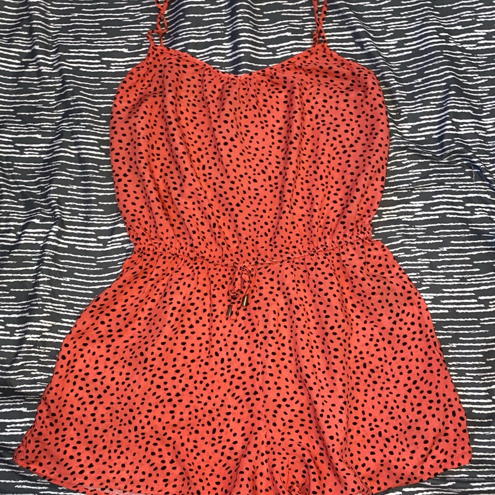 Polka dot romper